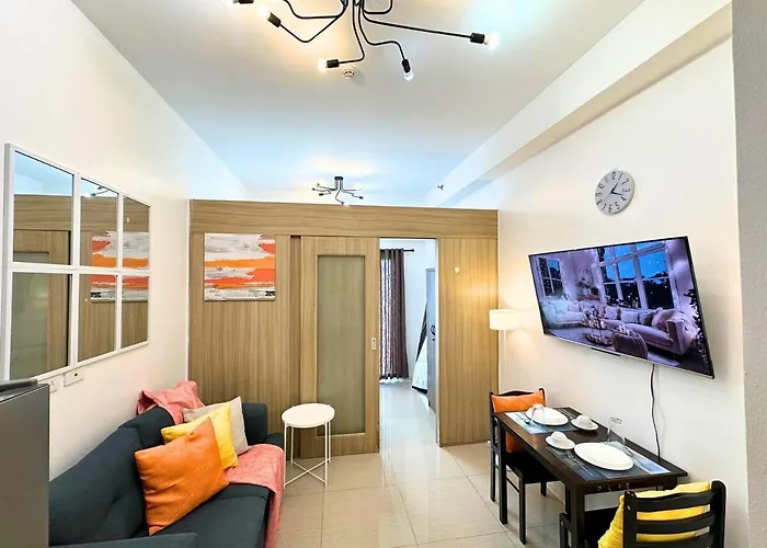 Cozy Luxe 55 Inch 4k Ultra Tv And Amenity View Manila